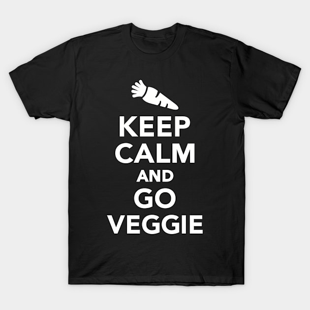 Keep calm and go veggie T-Shirt by Designzz